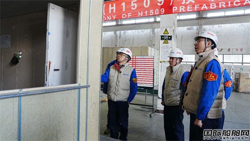 外高橋造船第二艘國產大型郵輪首個預制艙室開工
