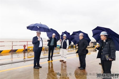舟山中遠海運重工2號碼頭加長段正式對外啟用
