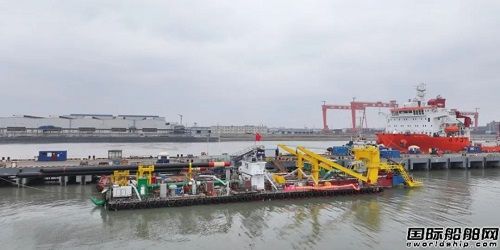 國內首艘全電驅拼裝式深水環保絞吸挖泥船交付