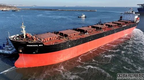 大連中遠海運重工高效完成 “米婭公主” 輪維修工程