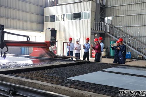 江龍船艇開工建造溫州市100噸級漁政執(zhí)法船