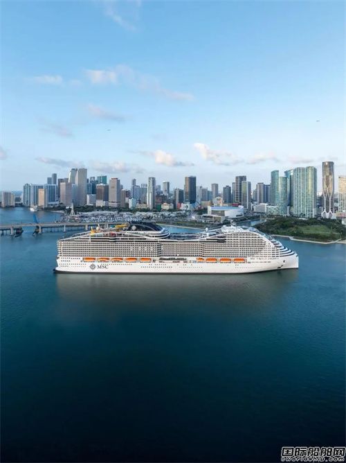 地中海郵輪全新旗艦“MSC亞美利加”號于邁阿密命名