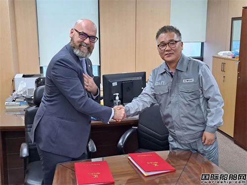 RINA授予K造船節能MR型船原則性認可證書