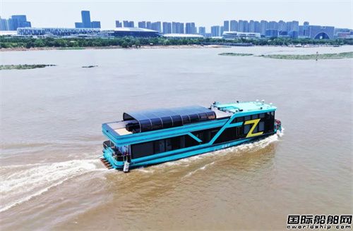 福州兩江四岸第三艘新能源電動游船開啟試運營