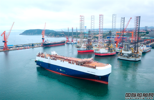 招商工業威海船廠為GAC建造雙燃料汽車運輸船下水