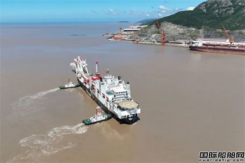 長宏國際開啟鋪管船“Audacia”輪改裝工程