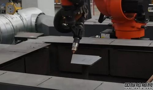 大界坡口切割機器人+海寶等離子方案在中船澄西成功投產