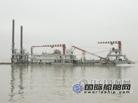 江門(mén)華聯(lián)盛購(gòu)一艘新型沿海絞吸船