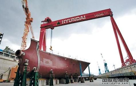 現(xiàn)代重工群山船廠正式投產